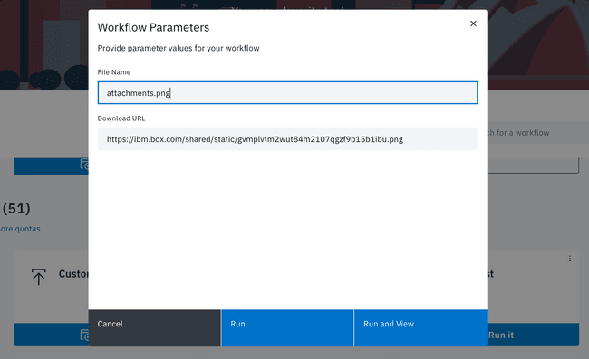 Workflow Parameters