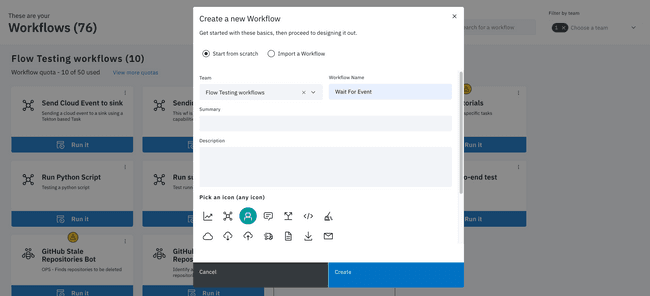 Create a Workflow